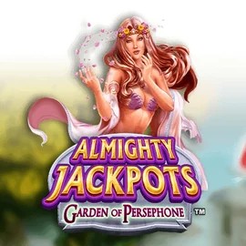Almighty Jackpots: Garden of Persephone logo – Jackpots by Novomatic at Nordspin Casino