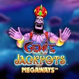 Logo of Genie Jackpots Megaways from Blueprint Gaming at Nordspin Casino