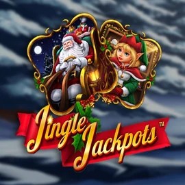 Jingle Jackpots online game logo by Dragon Gaming on nordspin.org