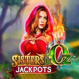 Sisters Of Oz Jackpots slot logo by Triple Edge Studios at Nordspin Casino
