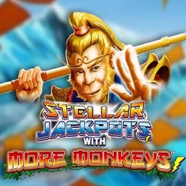 Try Stellar Jackpots with More Monkeys slot by Lightning Box Game on nordspin.org – logo image